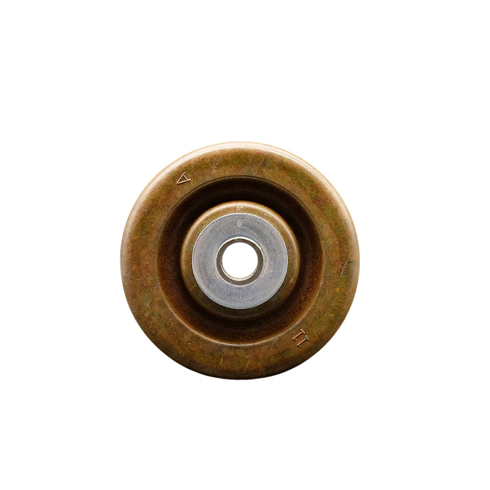 SCC-PHRHT420 4 x 2 in. High Temperature Phenolic Wheel with Roller Bearing 0.5 in. Bore