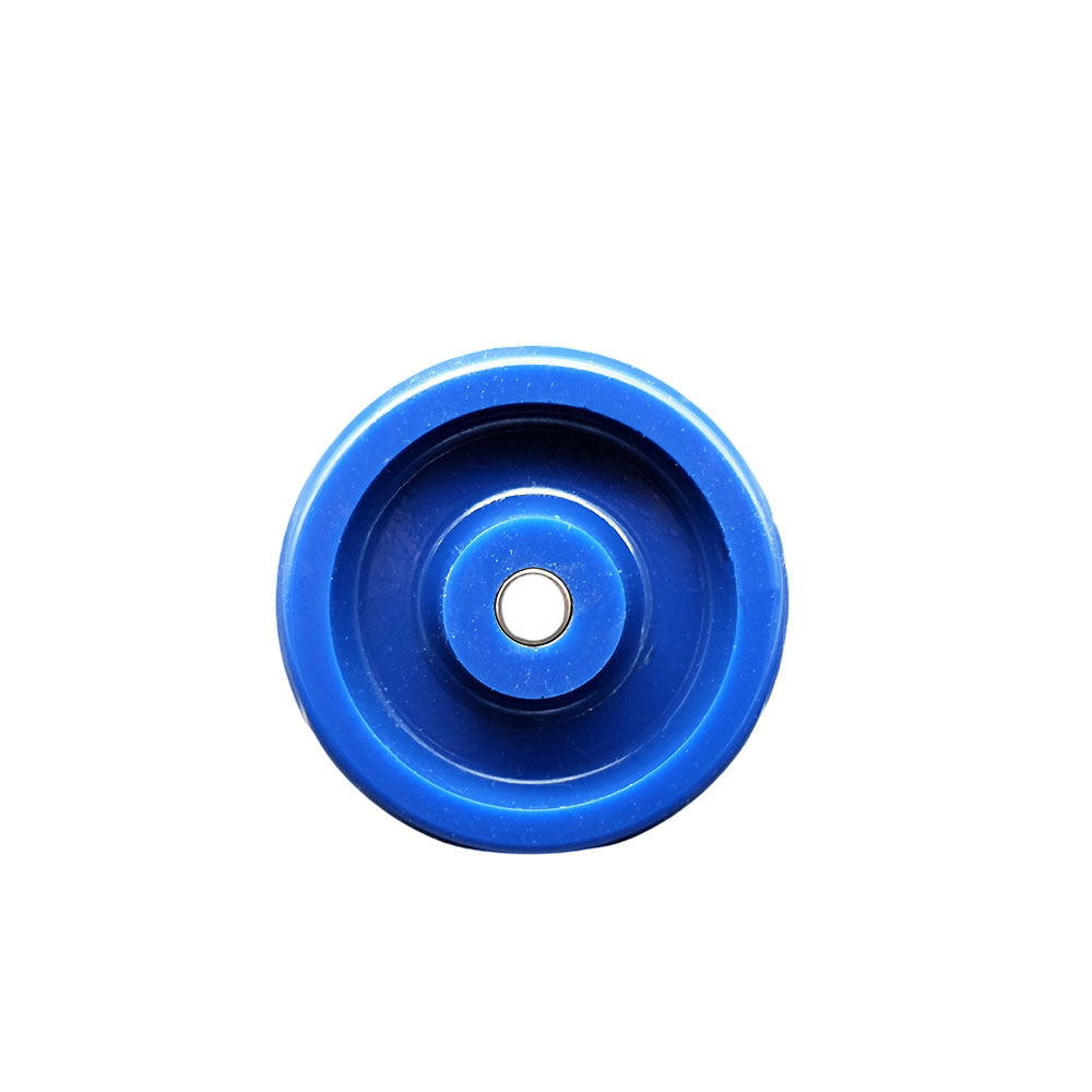 SCC - 4" Solid Polyurethane Wheel Only - 3/8" Bore - 400 lbs Capacity