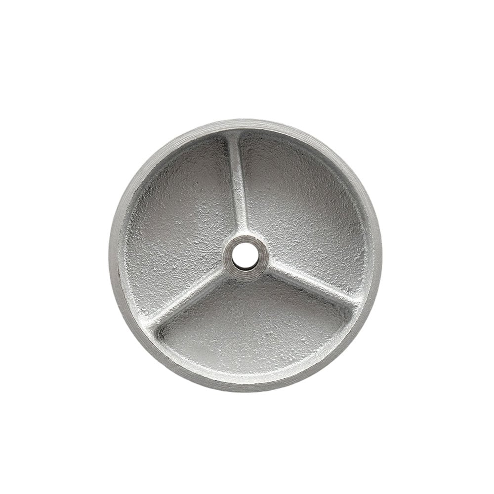 SCC - 5" Semi Steel Cast Iron Wheel Only - 1/2" Bore - 400 lbs Capacity