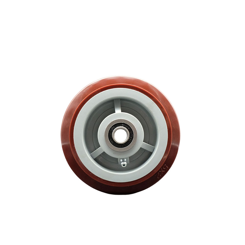SCC-PPUB520 5 x 2 in. Polyurethane on Polyolefin Wheel Only with Precision Ball Bearing 0.5 in. Bore