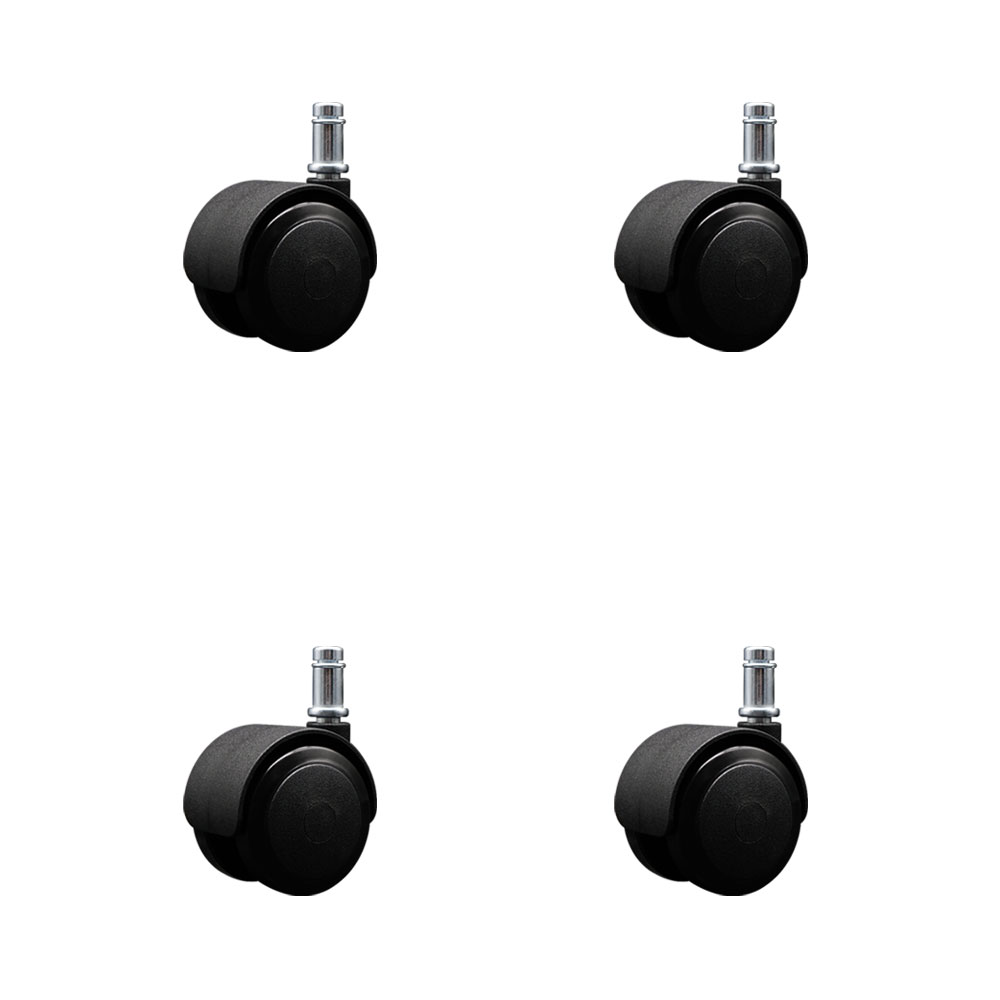 SCC-COMGR02S50-NYU-716X78-4 2 in. Compression Brake Office Chair Wheels - Set of 4