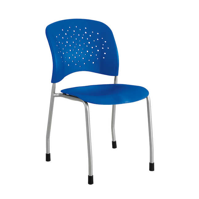 Picture of Safco 6805BU Reve Blue Guest Chair with Straight Leg Round Back - 33.5 x 19 x 24.5 in. - Pack of 2