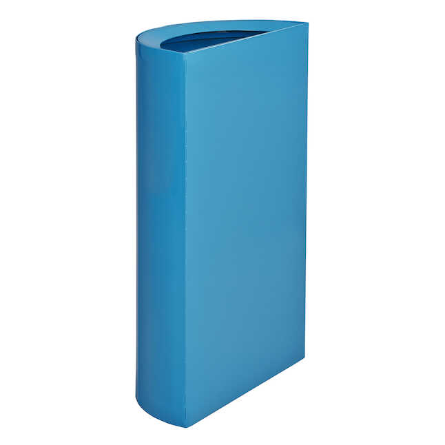 23 gal Mixx Recycling Center, Half-Round Receptacle - Blue