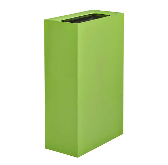 29 gal Mixx Recycling Center, Rectangular Receptacle - Green