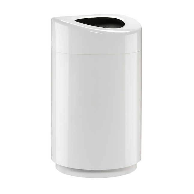 30 gal Open Top Receptacle - White - 33.25 x 20 x 20 in.