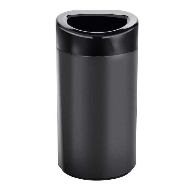 14 gal Open Top Receptacle - Black - 33.25 x 20 x 20 in.