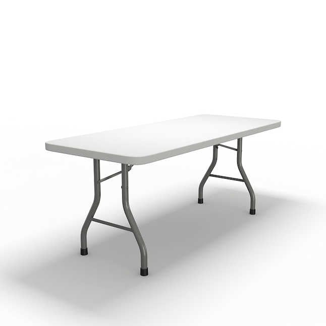 773072DGWT 30 x 72 in. Event Series Rectangular Folding Table - Dark Gray & White