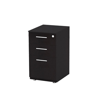 Medina Reception Box, Box & File Pedestal - Grey Steel