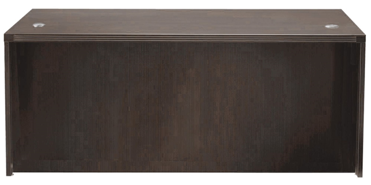 Aberdeen Rectangular Desk, Mocha - 29.5 x 60 x 30 in.