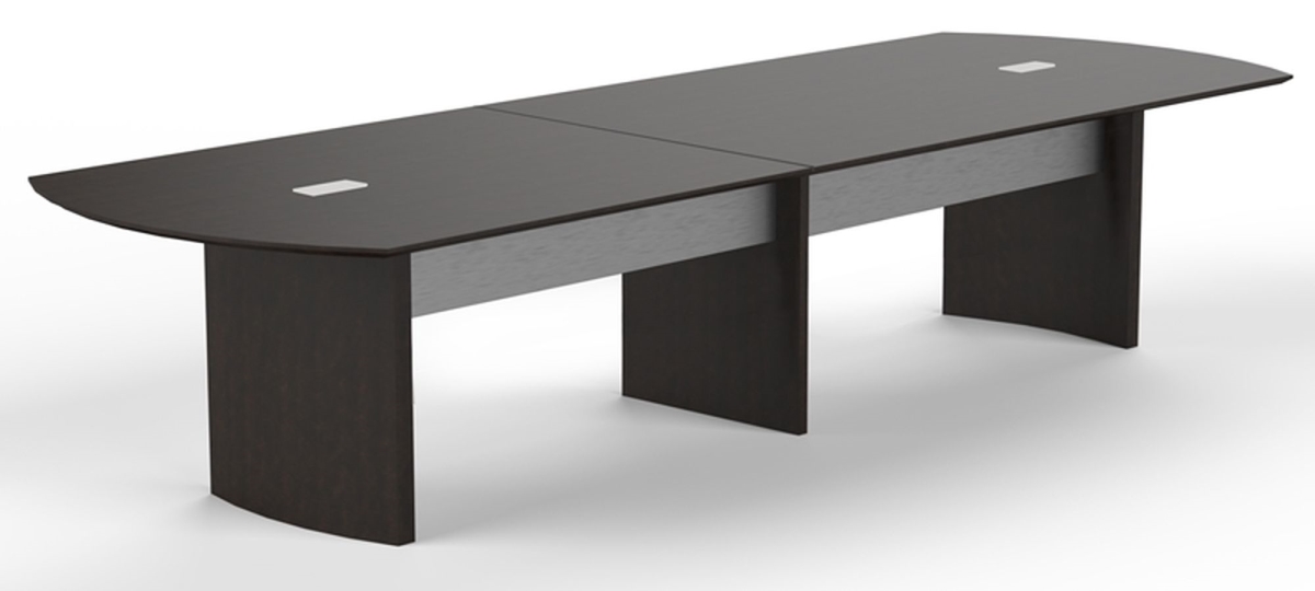 14 ft. Medina Conference Table - Mocha Laminate - 29.5 x 168 x 48 in.