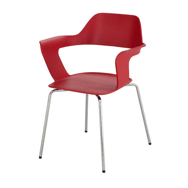 Picture of Safco 4275RD Bandi Red Shell Stack Chair - 31 x 23.75 x 19 in. - Pack of 2