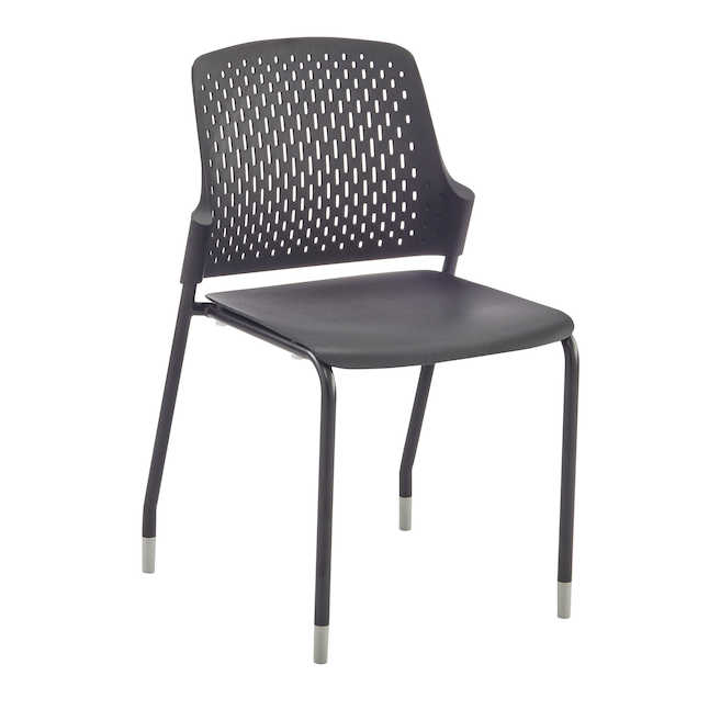 Picture of Safco 4287BL Next Stack Chair - Black - 32.25 x 19.75 x 20.33 in.