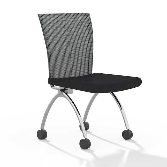Valor High Back Training Chair Without Arms - Silver