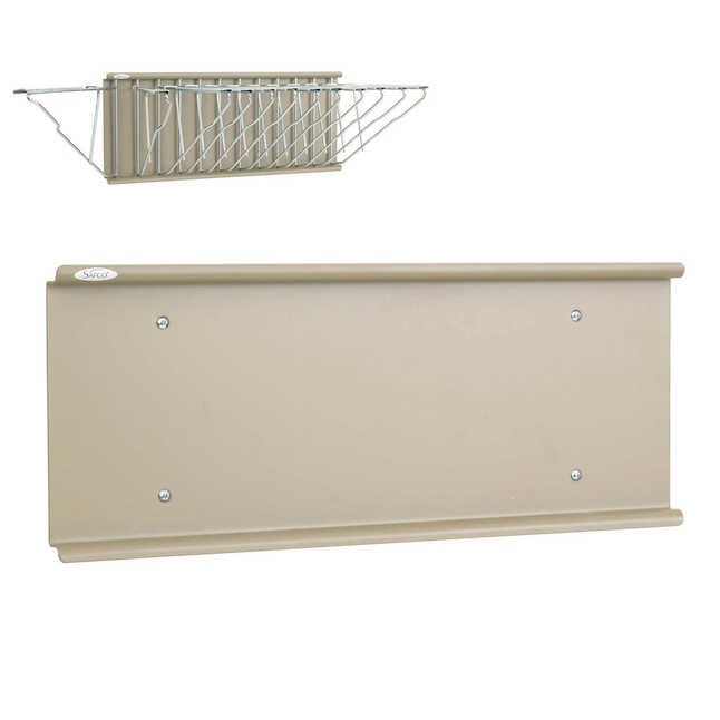 Pivot Wall Rack - Tropic Sand - 9.5 x 24 x 1.33 in.