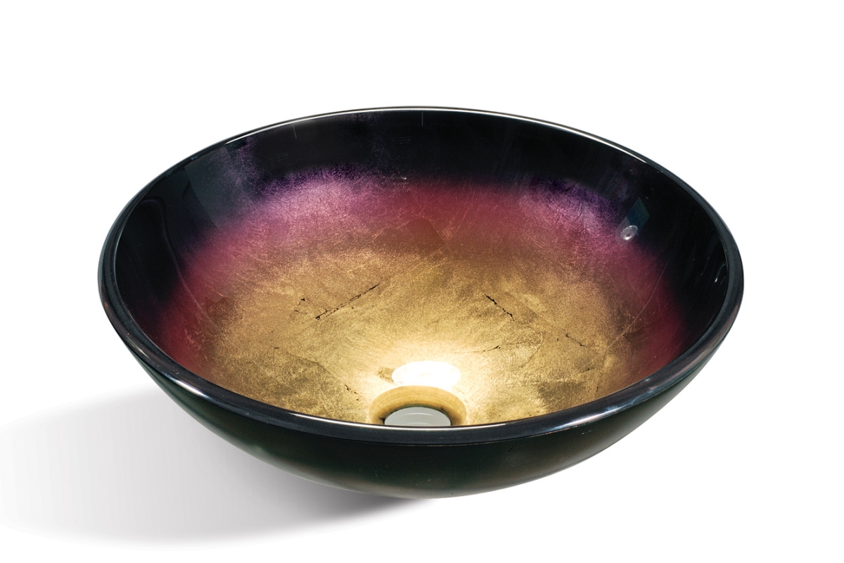 Picture of SFC Center S44 Foiled Tempered Glass Vessel Kitchen Sink