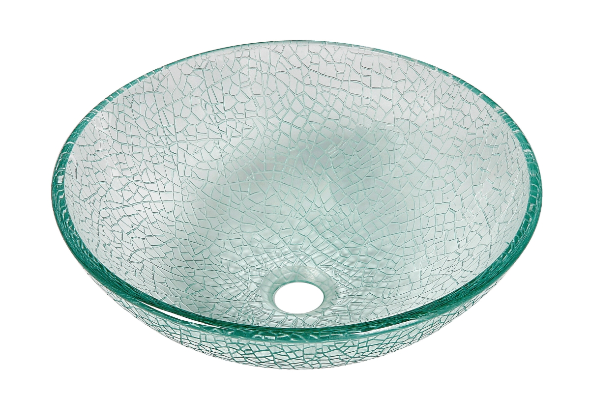 Round Artistic Glass Vessel Kitchen Sink -  Desorden, DE2149339