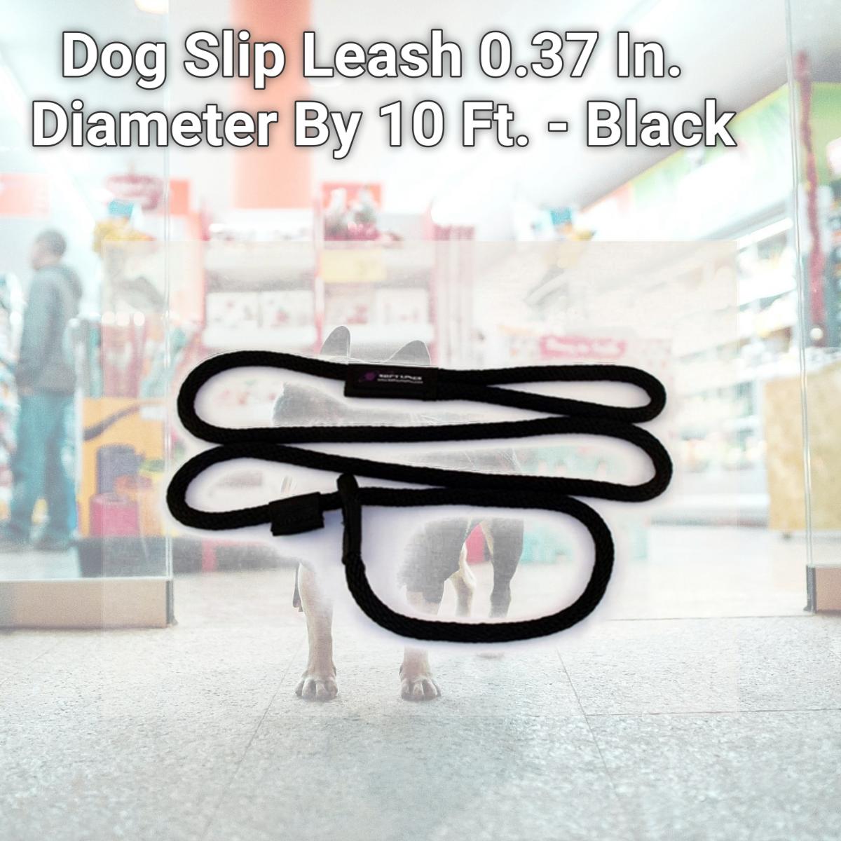 Picture of Soft Lines P20610BLACK Dog Slip Leash 0.37 In. Diameter By 10 Ft. - Black