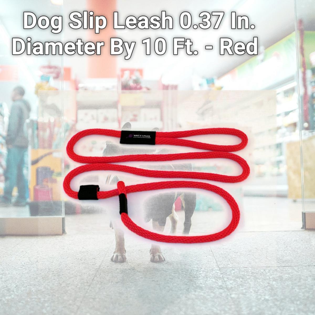 Picture of Soft Lines P20610RED Dog Slip Leash 0.37 In. Diameter By 10 Ft. - Red