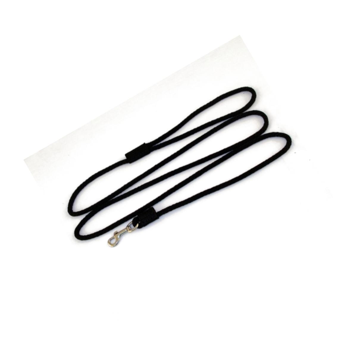 Picture of Soft Lines P10406BLACK Small Dog Snap Leash 0.25 In. Diameter By 6 Ft. - Black