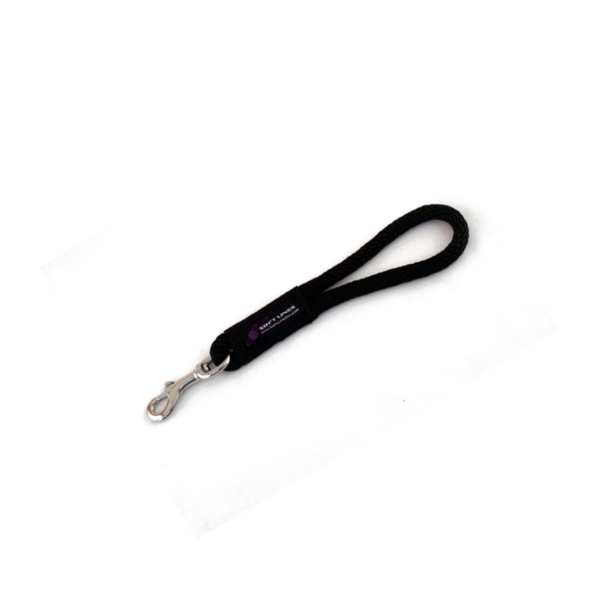 Picture of Soft Lines P10801BLACK Dog Snap Leash 0.5 In. Diameter By 1 Ft. - Black