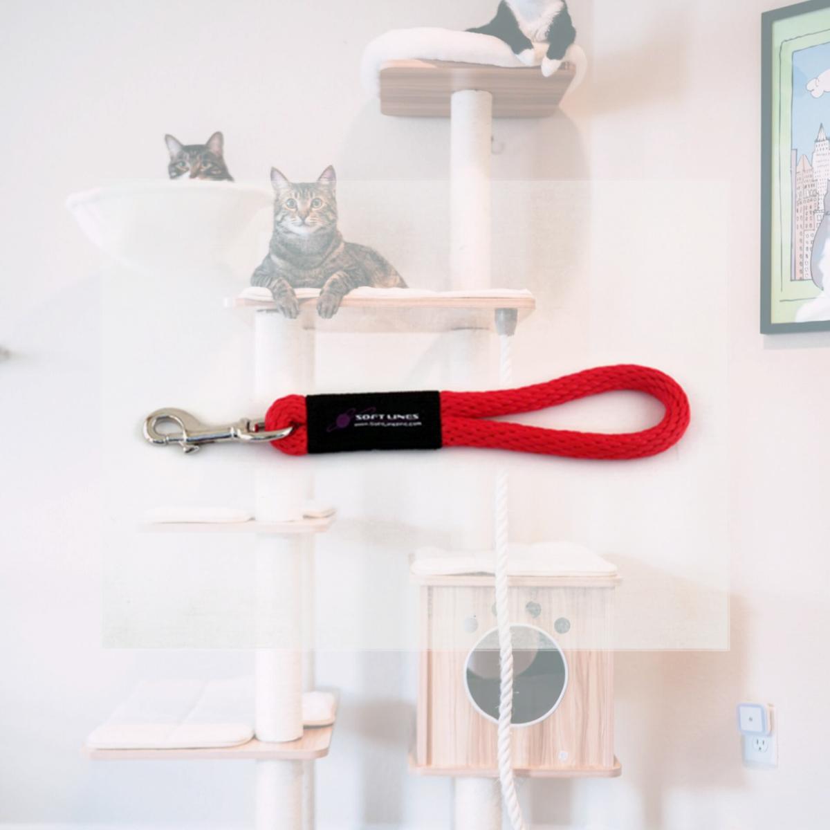 Picture of Soft Lines P10801RED Dog Snap Leash 0.5 In. Diameter By 1 Ft. - Red