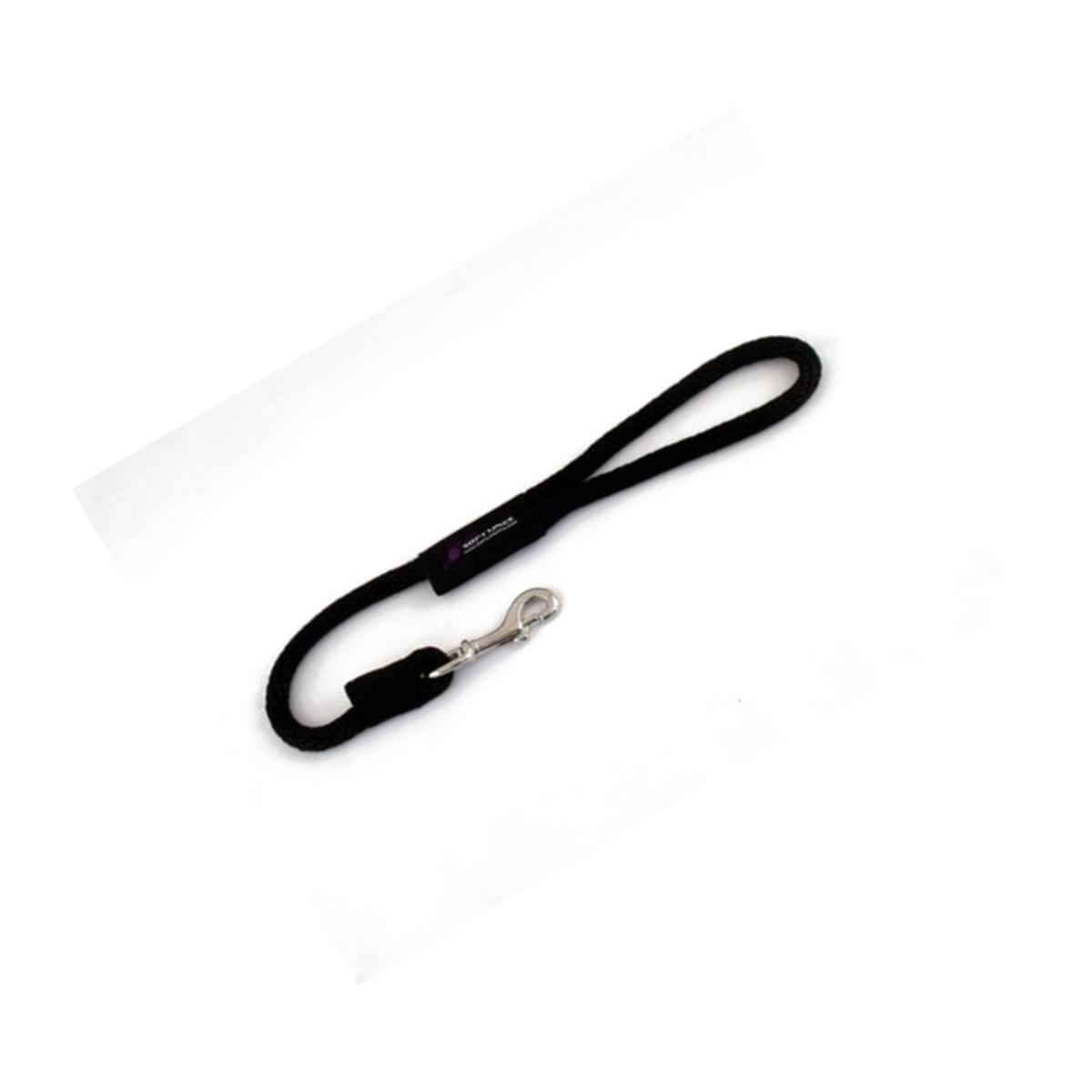 Picture of Soft Lines P11002BLACK Dog Snap Leash 0.62 In. Diameter By 2 Ft. - Black