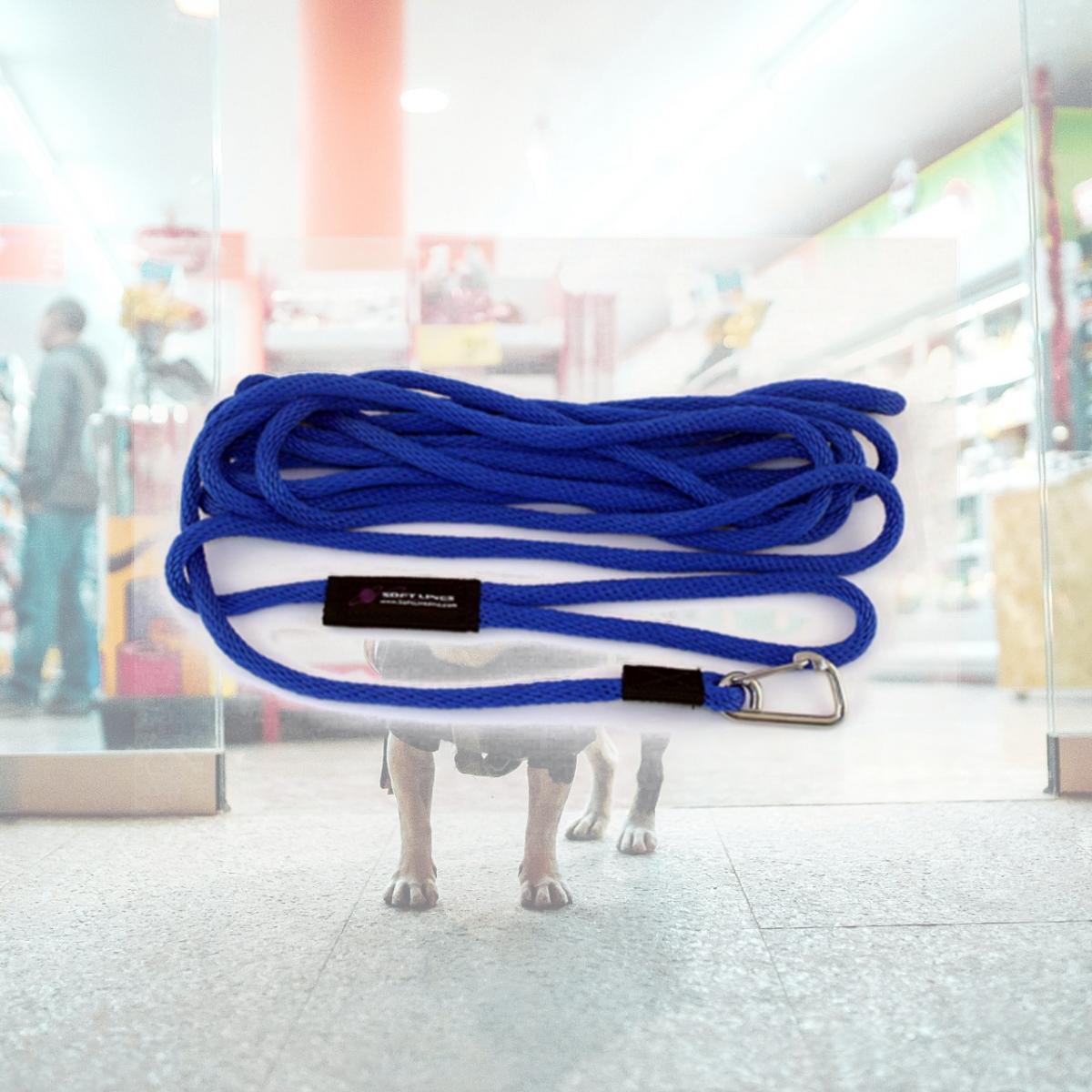 Picture of Soft Lines PSW10450PACIFICBLUE Floating Dog Swim Snap Leashes 0.25 In. Diameter By 50 Ft. - Pacific Bllue