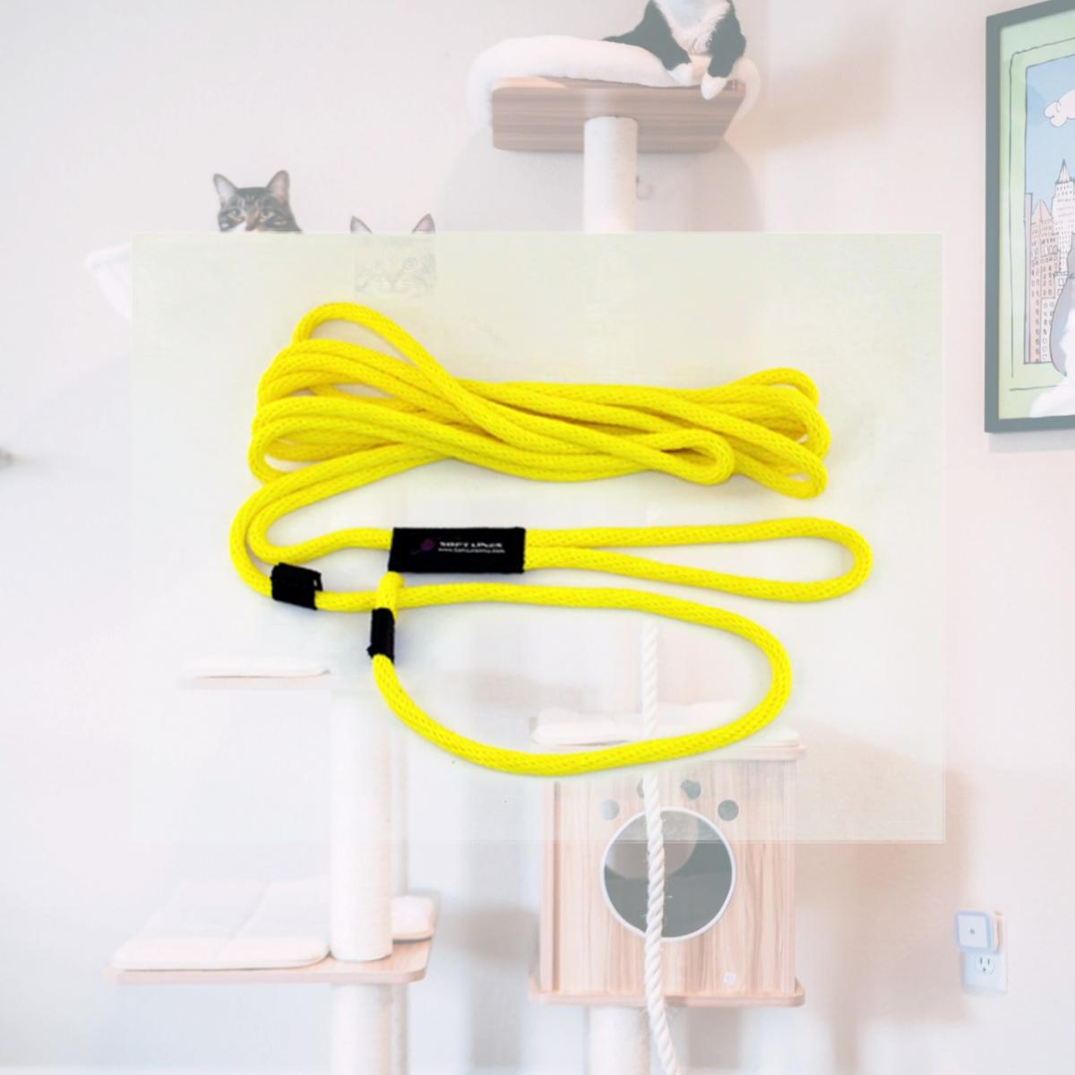 Picture of Soft Lines PSW20620YELLOW Floating Dog Swim Slip Leashes 0.37 In. Diameter By 20 Ft. - Yellow