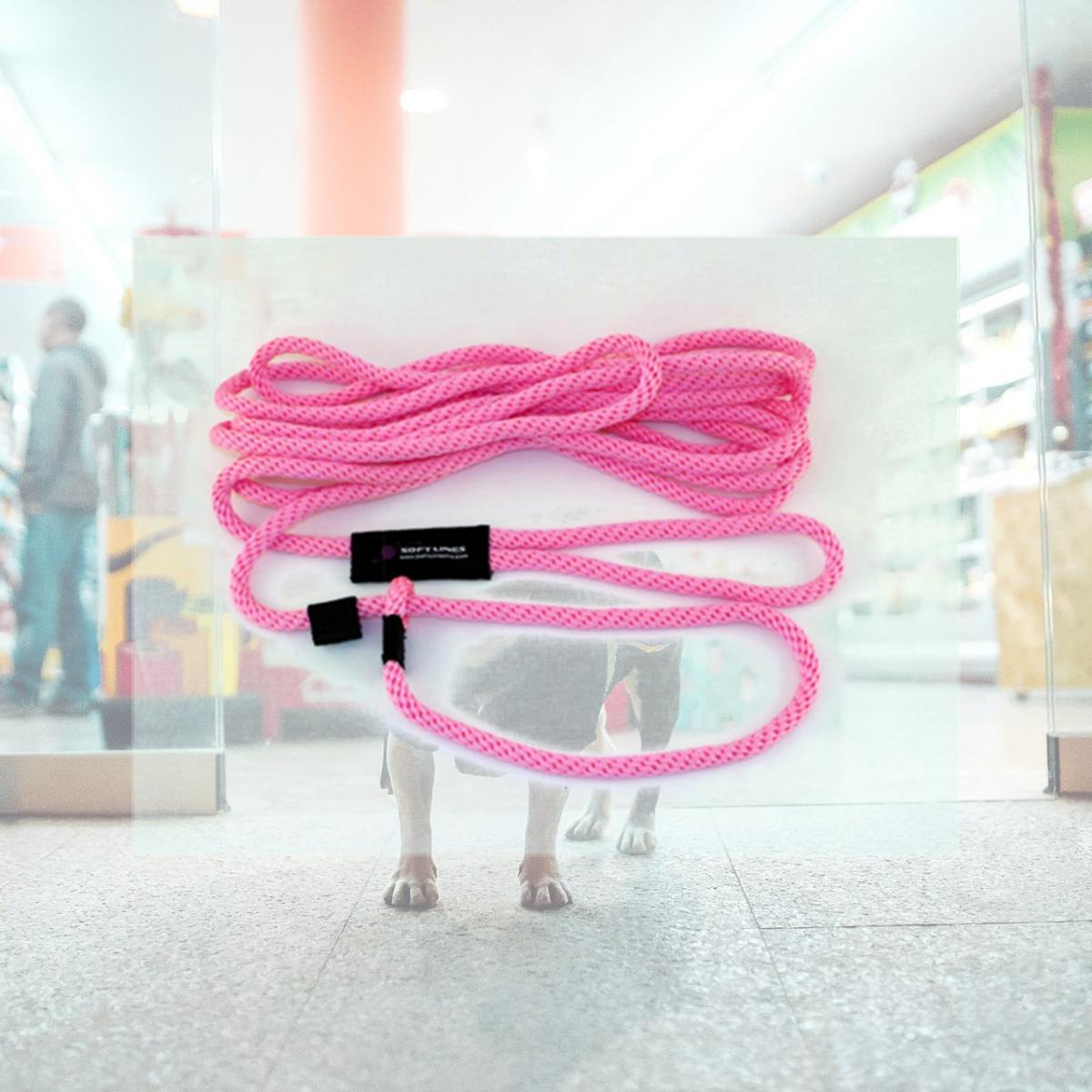 Picture of Soft Lines PSW20820HOTPINK Floating Dog Swim Slip Leashes 0.5 In. Diameter By 20 Ft. - Hot Pink