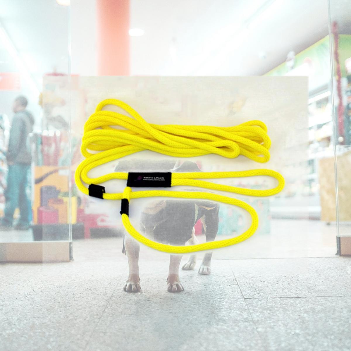 Picture of Soft Lines PSW20820YELLOW Floating Dog Swim Slip Leashes 0.5 In. Diameter By 20 Ft. - Yellow