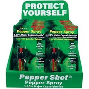 Safety Technology D-PS-KC Pepper Shot with Counter Display - 12 Piece