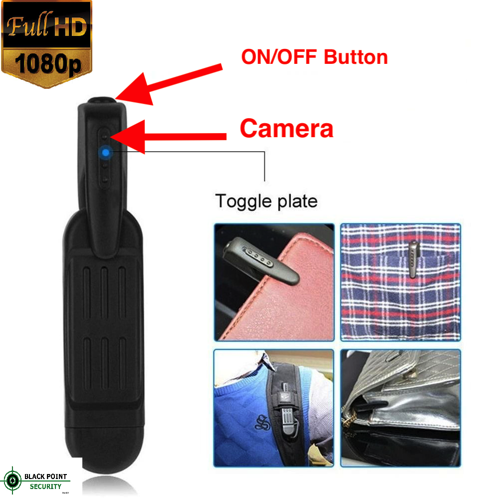 Safety Technology  Pocket Clip Hidden Spy Camera with Built in DVR