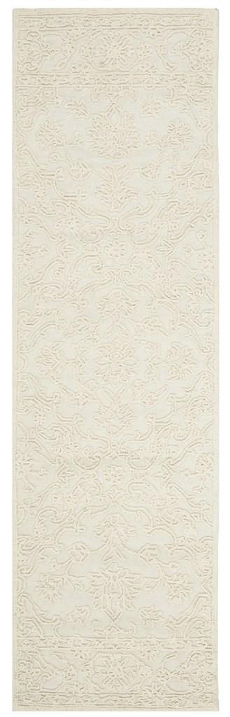 TRC102C-28 2 ft.-3 in. x 8 ft. Runner Trace Hand Tufted Rug, Ivory -  Safavieh