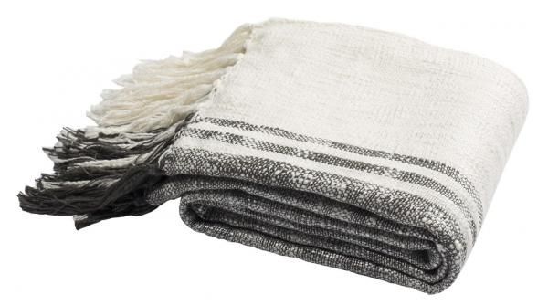 Picture of Safavieh THR852A-5070 50 x 70 in. Alita Metallic Throw&#44; White & Grey