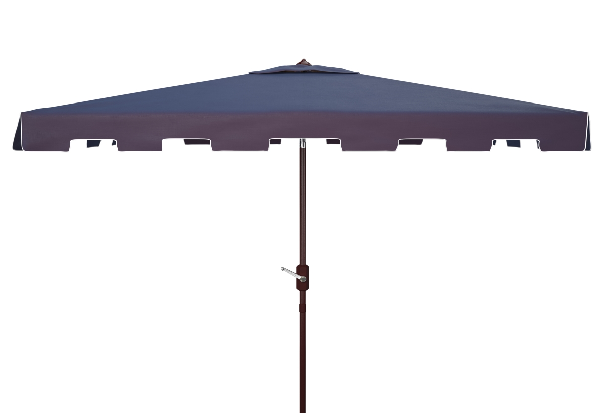 Picture of Safavieh PAT8300A 6.5 x 10 in. Zimmerman Rectangle Umbrella&#44; Navy & White