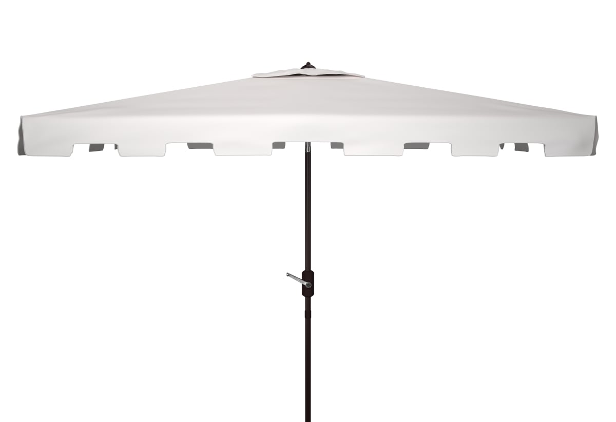 Picture of Safavieh PAT8300K 6.5 x 10 in. Zimmerman Rectangle Umbrella, White