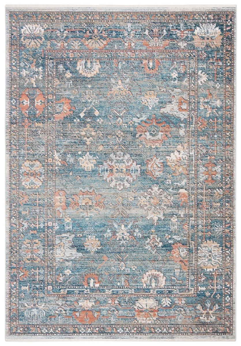 Picture of Safavieh VIC905M-10 10 x 14 ft. Victoria 900 Rectangle Power Loomed Rug&#44; Blue & Ivory