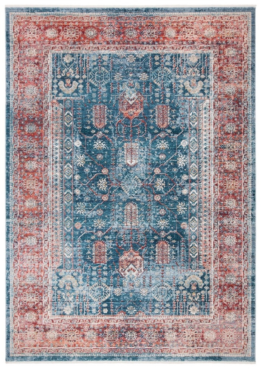 Picture of Safavieh VIC997M-210 2 ft. 2 in. x 10 ft. Victoria 900 Runner Power Loomed Rug&#44; Navy & Red