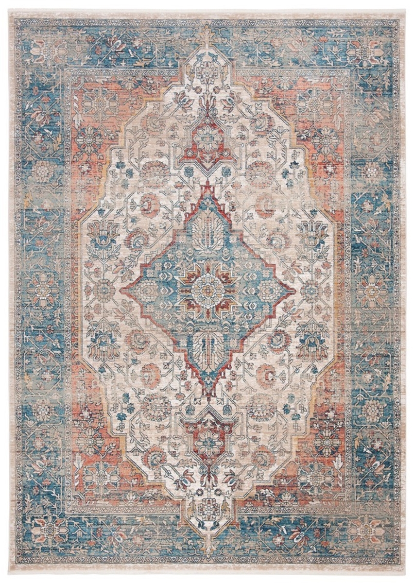 Picture of Safavieh VIC998M-24 2 ft. 2 in. x 4 ft. Victoria 900 Runner Power Loomed Rug&#44; Navy & Ivory