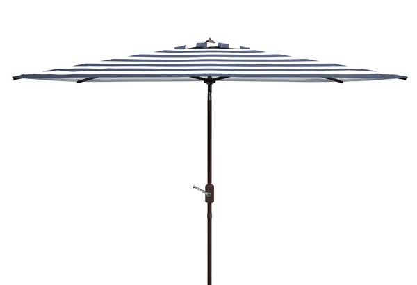 Picture of Safavieh PAT8304B 6.5 x 10 in. Iris Rectangle Umbrella&#44; Navy & White