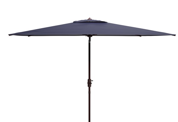 Picture of Safavieh PAT8307A 6.5 x 10 in. Athens Rectangle Umbrella&#44; Navy & White