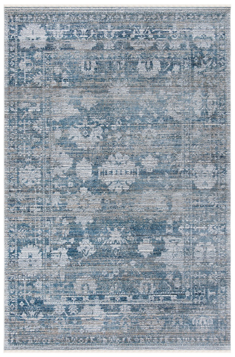 Picture of Safavieh VIC907M-210 2 ft.-2 in. x 10 ft. Victoria 900 Power Loomed Runner Rug&#44; Blue & Ivory
