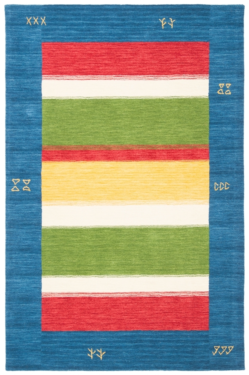 Picture of Safavieh HIM595M-8 8 x 10 ft. Hand-Woven Himalaya Modern & Contemporary Rectangle Wool Rug&#44; Blue