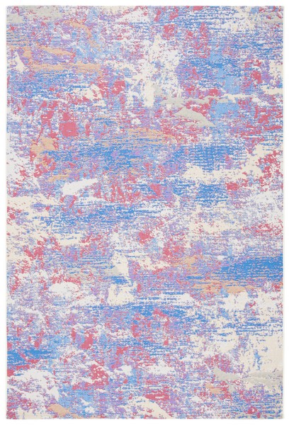 Picture of Safavieh SMR409M-6 6 ft. 6 in. x 9 ft. 4 in. Summer Bohemian Rectangle Power Loomed Rug - Blue & Red