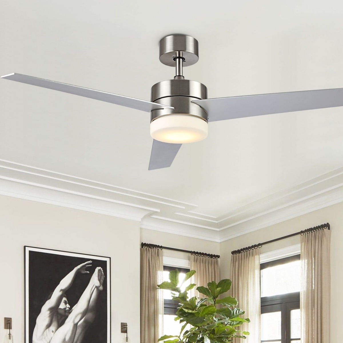 Picture of Safavieh CLF1021A Radcliff Ceiling Light Fan & Remote&#44; Assorted Color