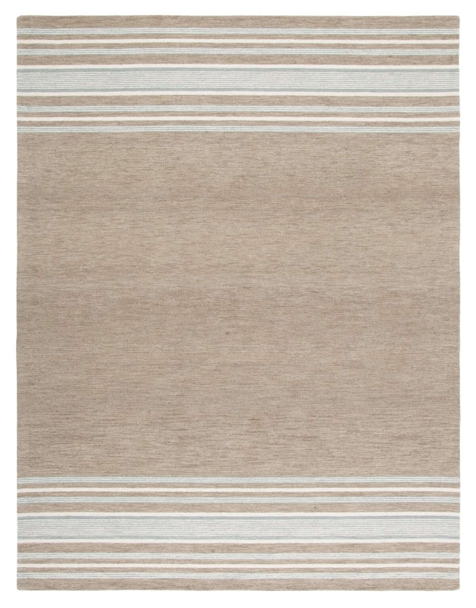 Picture of Safavieh MET602T-6 6 x 9 ft. Metro Hand Tufted Rectangle Area Rug&#44; Brown & Ivory