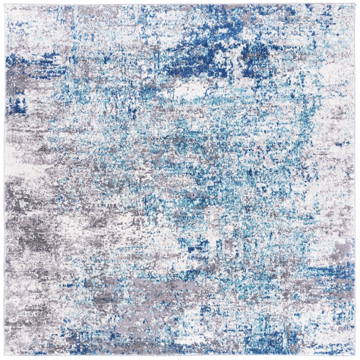 Picture of Safavieh ASN705M-8SQ 7 ft.-10 in. x 7 ft.-10 in. Aston Contemporary Square Rug&#44; Light Blue & Grey