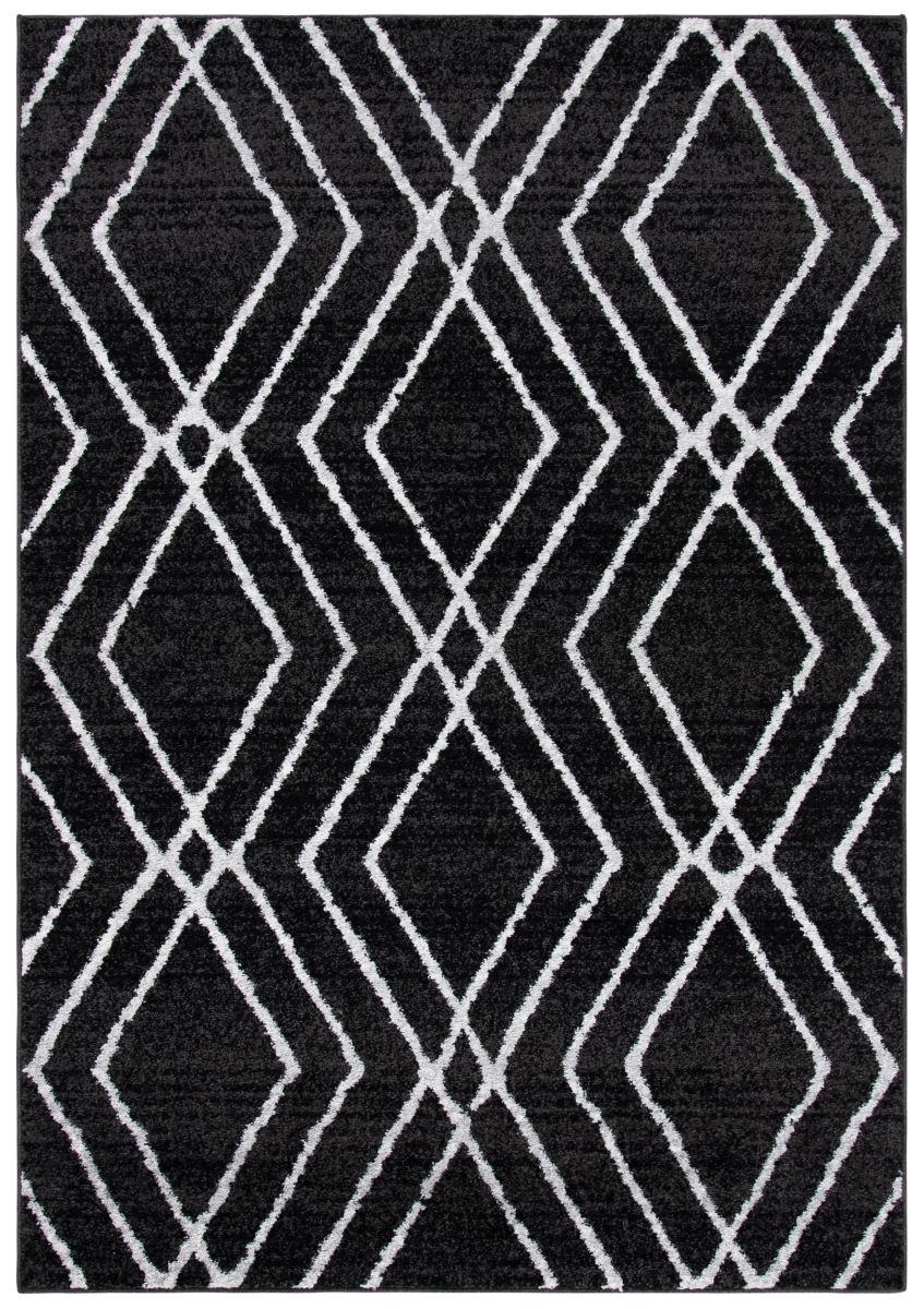 Picture of Safavieh ADR162F-5 5 ft.-1 in. x 7 ft.-6 in. Adirondack Contemporary Rectangle Rug&#44; Black & Light Grey