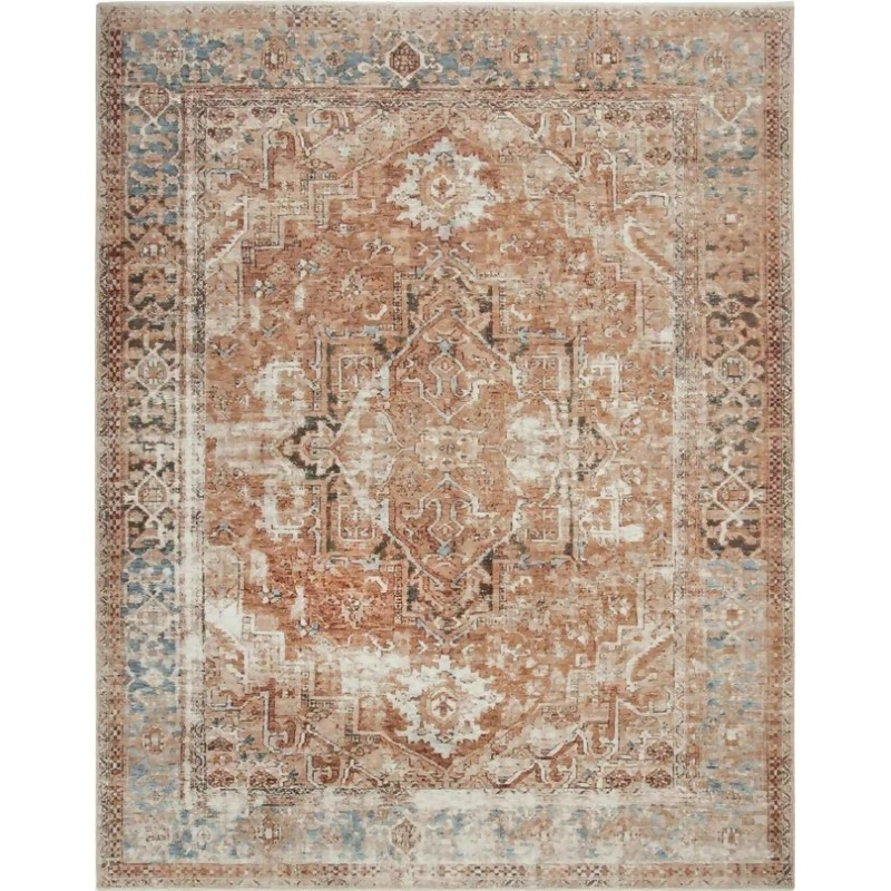 Picture of Safavieh VOS228A-5 5 ft. 3 in. x 7 ft. 6 in. Vintage Oushak Traditional Rectangle Power Loomed Rug&#44; Beige & Ivory