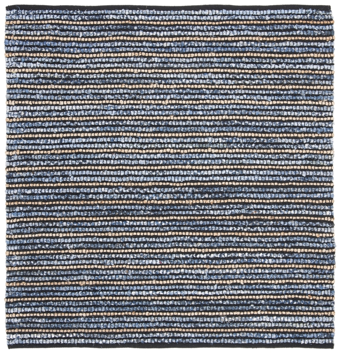 Picture of Safavieh CAP363A-8SQ 8 x 8 ft. Cape Cod Hand Loomed Square Area Rug&#44; Blue & Natural